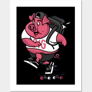 fat pork Posters and Art